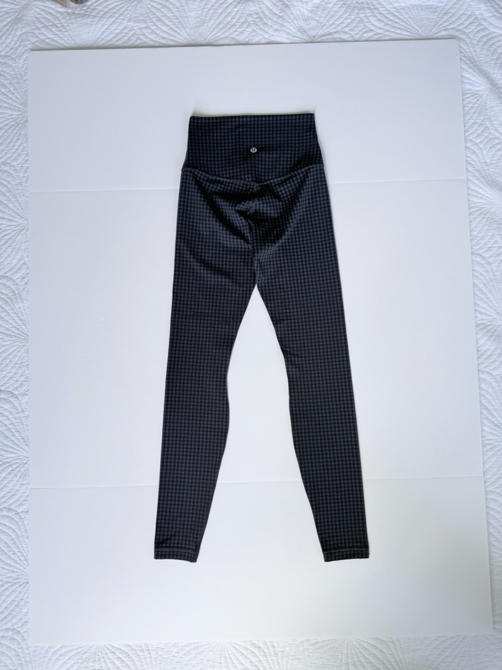 Lululemon Align High-Rise Pant 28", Micro Houndstooth Blue Multi | Size 4 - Picture 5 of 9